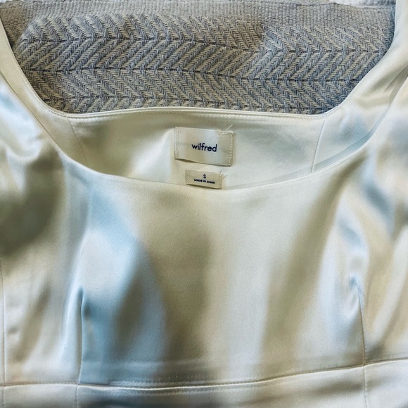 Wilfred Cream satin crop - Picture 4 of 4